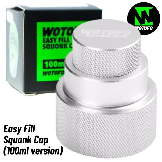 Easy Fill Squonk Cap Wotofo (100ml version) SILVER