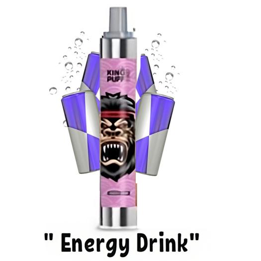 ENERGY DRINK 4000 PUFFS - SEM NICOTINA - KING PUFF