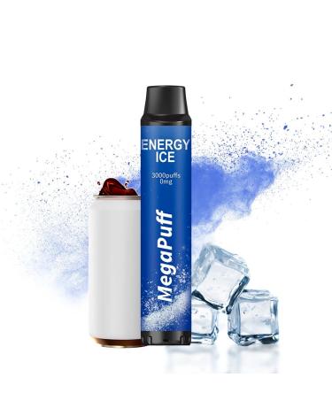 Energy Ice MegaPuff – 3000 PUFF – Descartável SEM NICOTINA