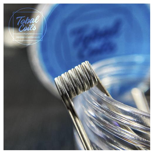 Erizo SS 0,10ohm Tobal Coils - Resistencias Artesanales Tobal Coils