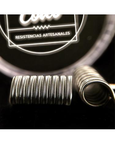Erizo Stacked 0,33ohm Tobal Coils - Resistencias Artesanales Tobal Coils