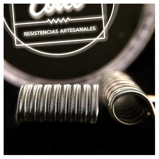 Erizo Stacked 0,33ohm Tobal Coils - Resistencias Artesanales Tobal Coils