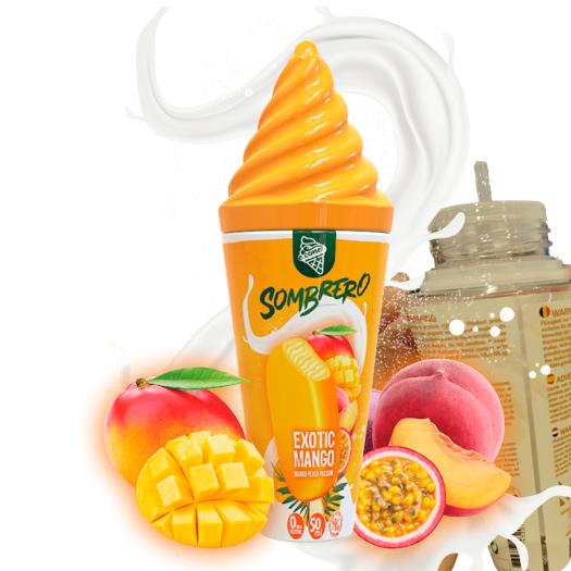 Exotic Mango - Sombrero E-Cone - 50ml + Nicokit
