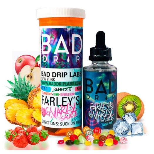 Farley´s Gnarly Sauce Iced Out – Bad Drip 50ml + Nicokit Livre