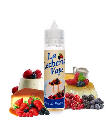 Flan de Frutas Rojas - LA LECHERÍA VAPE 50ml + 10ml Nicokit