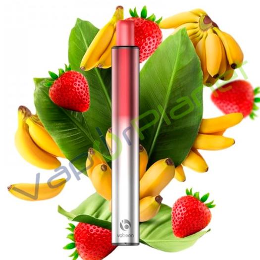 Flex Puff 2ml 20mg Strawberry Banana - Vabeen - POD DESCARTÁVEL 700Puff