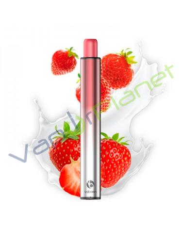 Flex Puff 2ml 20mg Strawberry & Cream - Vabeen - POD DESCARTÁVEL 700Puff