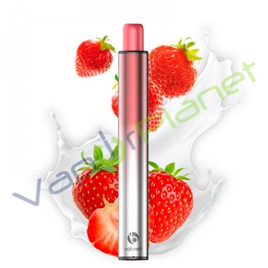 Flex Puff 2ml 20mg Strawberry & Cream - Vabeen - POD DESCARTÁVEL 700Puff