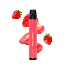 FRAISE EXPLOSION 2000 Puff - Flawoor Max - POD DESECHABLE - SEM NICOTINA