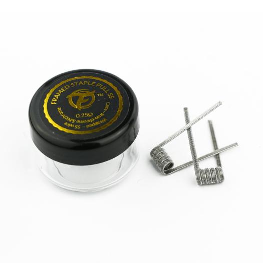 Framed Staple Full SS316 0.25Ω - 2 pcs - Fumytech