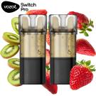 Strawberry Kiwi | Pack 2 uds | Cartuchos Pré-Carregado 20mg Vozol Switch Pro