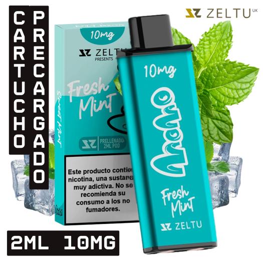 Fresh Mint Cartucho pré-preenchido com líquido ZELTU X³