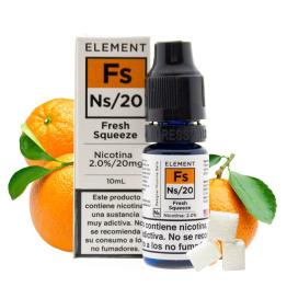 FRESH SQUEEZE - ELEMENT ELIQUID SALTS 10 ml - Líquido con SALES DE NICOTINA