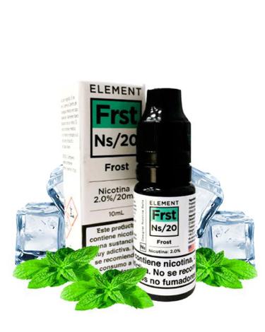 FROST - ELEMENT ELIQUID SALTS 10 ml - Líquido con SALES DE NICOTINA