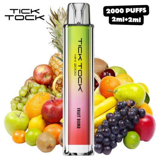 Fruit Bomb Tick Tock Mini 2000 Puffs 20mg (2ml+2ml)