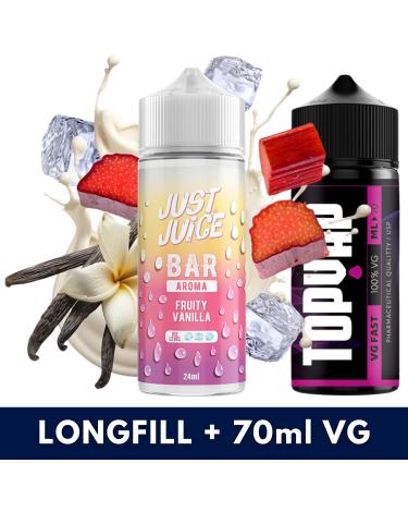 Fruity Vanilla 24ml/120 (Longfill) Just Juice Bar + 70ml VG Fast