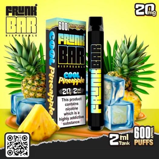 Frunk Bar COOL PINEAPPLE 600 Puffs 20mg - POD DESECHABLE