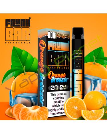 Frunk Bar ORANGE BREEZER 600 Puffs 20mg - POD DESCARTÁVEL