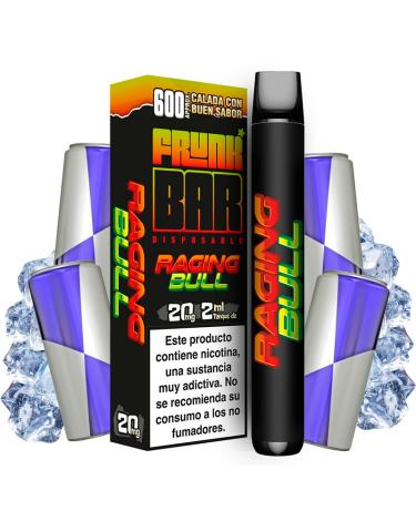 Frunk Bar Raging Bull 600 Puffs 20mg - POD DESECHABLE