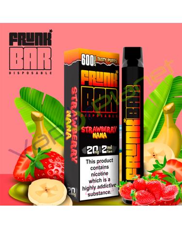 Frunk Bar STRAWBERRY NANA 600 Puffs 20mg - POD DESCARTÁVEL