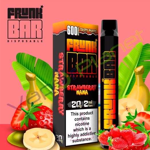 Frunk Bar STRAWBERRY NANA 600 Puffs 20mg - POD DESCARTÁVEL