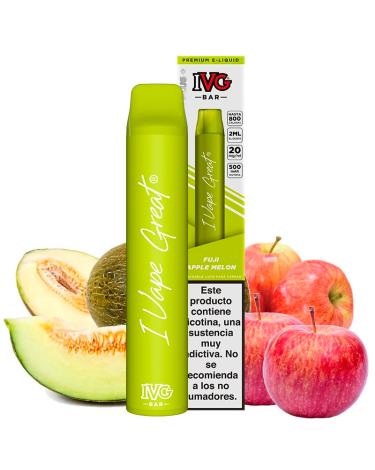 Fuji Apple Melon 600puffs - IVG Bar Plus 20mg - POD Descartável