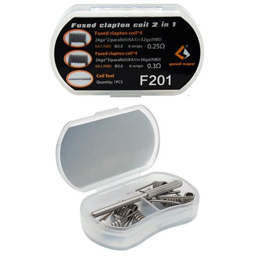 Fused Clapton Coil 2 In 1 - Geekvape (8 uds)
