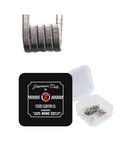 Fused Clapton DL Ni90 0.24Ω (10pcs) - Fumytech