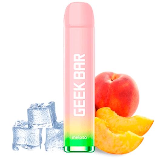 Geek Bar Meloso Descartável - Peach Ice 20mg