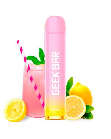 Geek Bar Meloso Descartável - Pink Lemonade 20mg