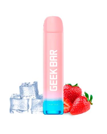 Geek Bar Meloso Descartável - Strawberry Ice 20mg