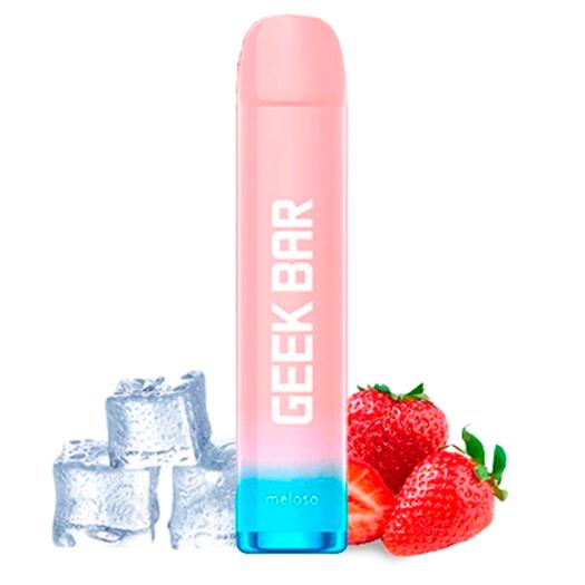 Geek Bar Meloso Descartável - Strawberry Ice 20mg
