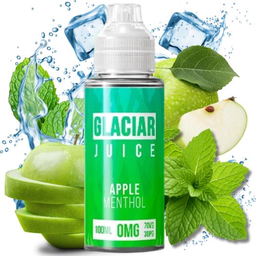 Glaciar Juice Apple Menthol 100ml + Nicokits