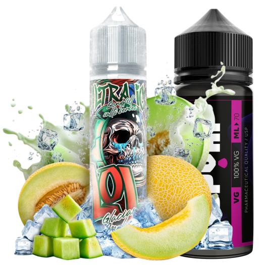 Glaciar Melon 7ml/60 Longfill Lol Ultra ice + 70ml VG