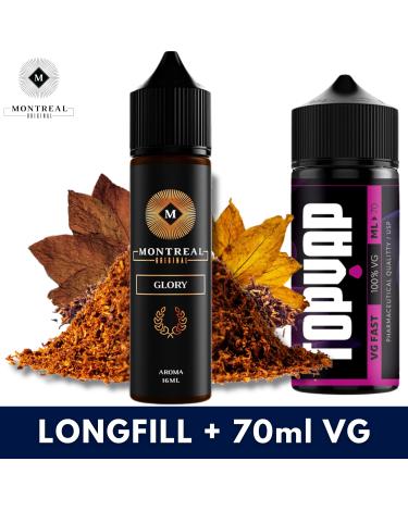GLORY 16ml/60 (Longfill) Montreal Original + 70ml VG Fast