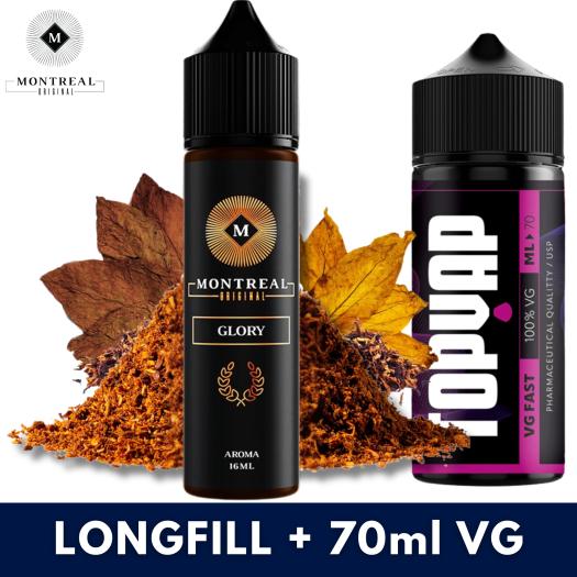 GLORY 16ml/60 (Longfill) Montreal Original + 70ml VG Fast GLORY 16ml/60 (Longfill) Montreal Original + 70ml VG Fast