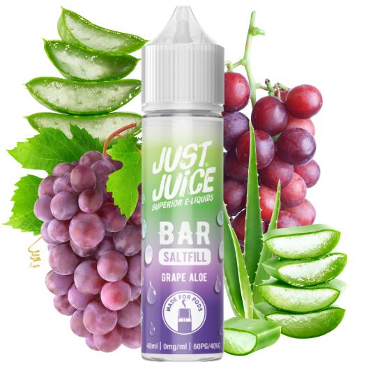 Grape Aloe Bar Saltfill Just Juice 40ml/60