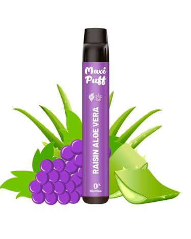 GRAPE ALOE VERA 2500 Puff - Maxi Puff - SEM NICOTINA