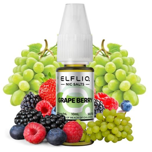 Grape Berry Nic Salt 10ml - Elfliq by Elf Bar