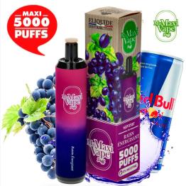 GRAPE ENERGY Ma Maxi vape 5000 puffs SEM NICOTINA