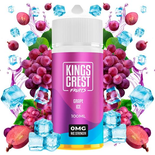 GRAPE ICE 100ml + Nicokit Gratis - Kings Crest Fruits