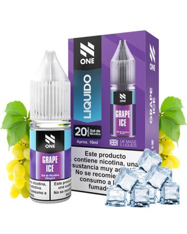 Grape Ice 10ml – Líquido con SALES DE NICOTINA - N-One