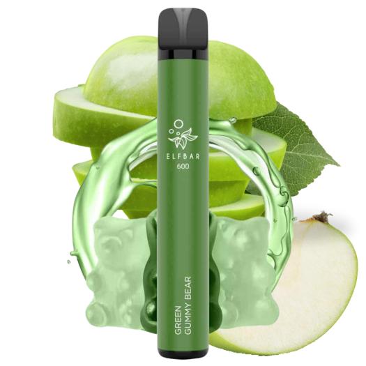 Green Apple (Green Gummy Bear) Elf Bar Pod System 20mg Sal - Descartável