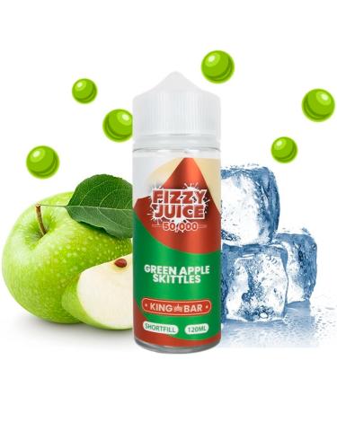 Green Apple Skittle Ice 100ml + Nicokits Gratis - Fizzy