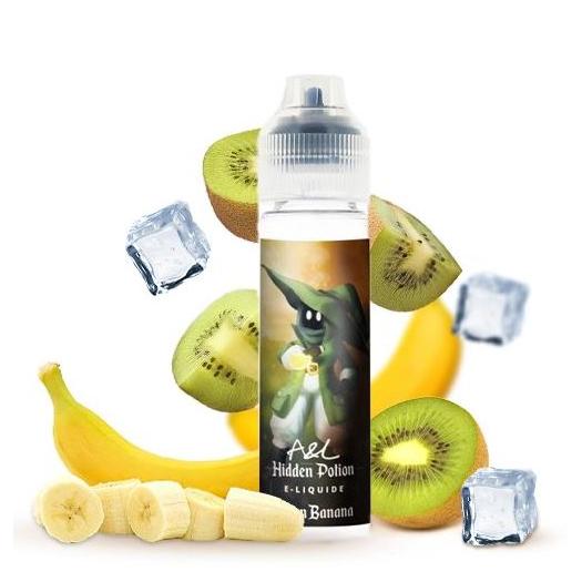 GREEN BANANA - Hidden Potion by A&L - 50 ML + 10 ml Nicokit Gratis GREEN BANANA - Hidden Potion by A&L - 50 ML + 10 ml Nicokit Gratis