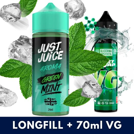 Green Mint Range 24ml/120 (Longfill) - Just Juice + 70ml VG Fast Green Mint Range 24ml/120 (Longfill) - Just Juice + 70ml VG Fast