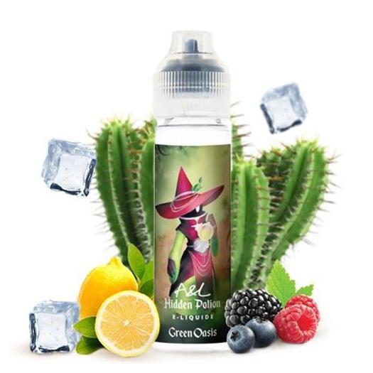 GREEN OASIS - Hidden Potion by A&L - 50 ML + 10 ml Nicokit Gratis GREEN OASIS - Hidden Potion by A&L - 50 ML + 10 ml Nicokit Gratis