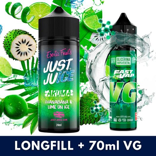 Guanabana  Lime Ice 24ml/120 (Longfill) Just Juice + 70ml VG Fast Guanabana  Lime Ice 24ml/120 (Longfill) Just Juice + 70ml VG Fast