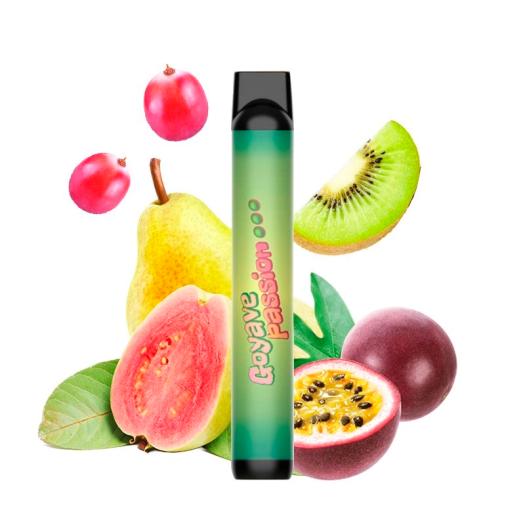 GUAVA PASSION 600 puffs - Big Puff *** SEM NICOTINA ***