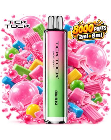 Gum Blast Tick Tock Magic 8K 20mg | 8.000 Puff (2ml+8ml)